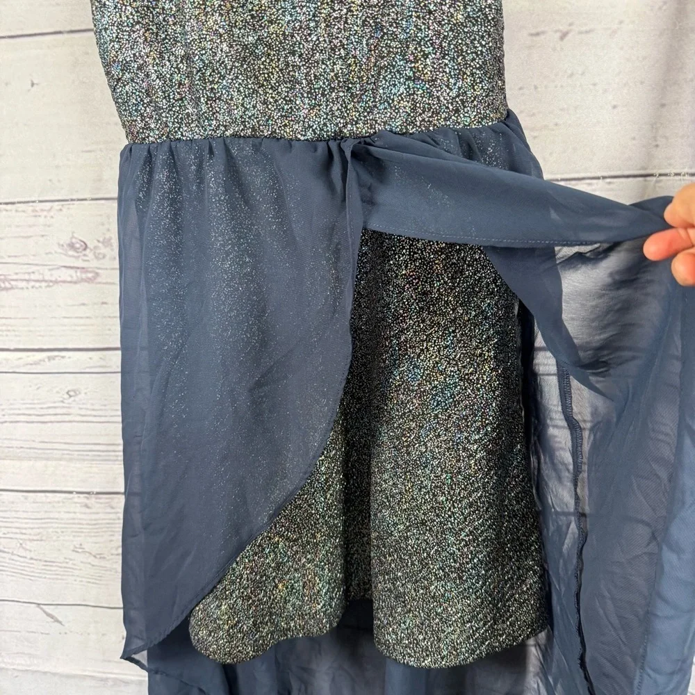 Emily Rose Kids Dress Glittering Multicolor Navy Size 12